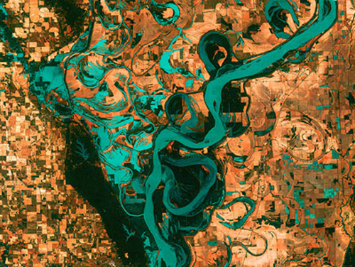 Mississippi-satellitenbild