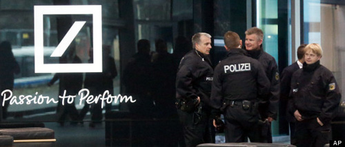 polizei-deutsche-bank